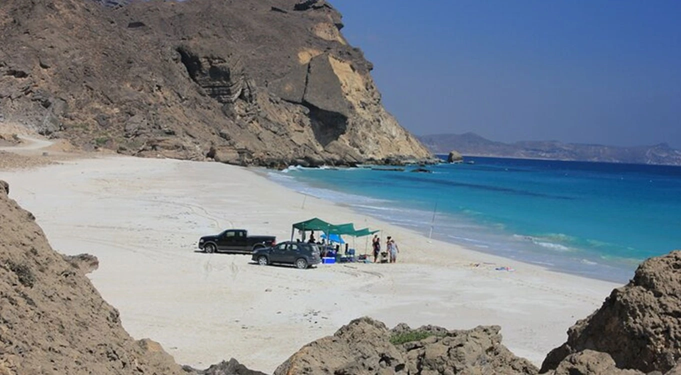 Swimming in Fazayeh Beach